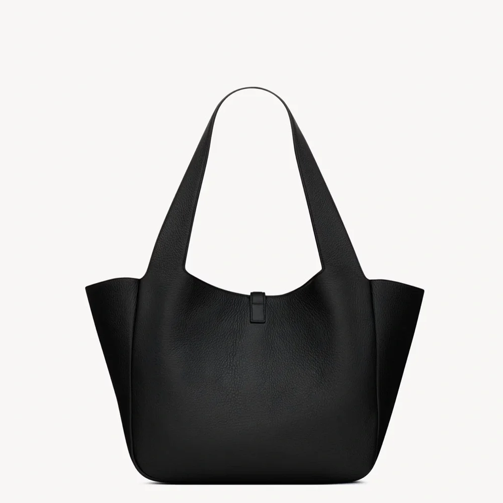 Saint Laurent Black Tote with Gold Accent - Picture 5 of 10